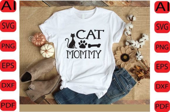 Cat Mommy SVG DESIGNA