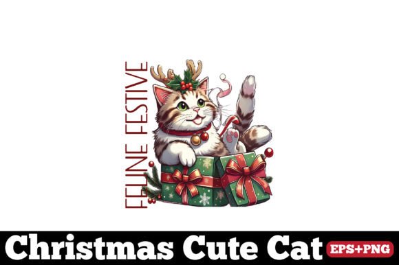 Christmas Cat, Feline Festive