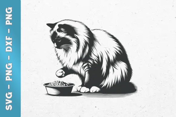 Ragdoll Cat Clipart SVG Clipart 02