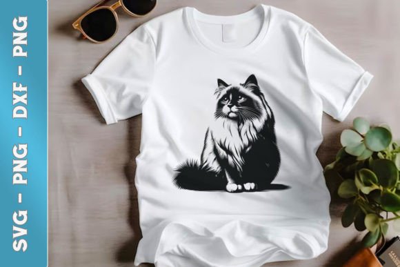 Ragdoll Cat Clipart SVG Clipart 04