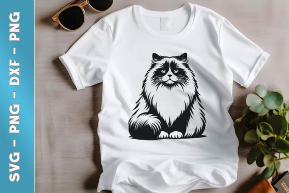 Ragdoll Cat Clipart SVG Clipart 06