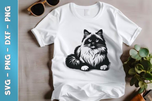 Ragdoll Cat Clipart SVG Clipart 08