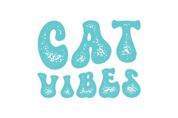 Retro Cat Vibes SVG PNG T-shirt